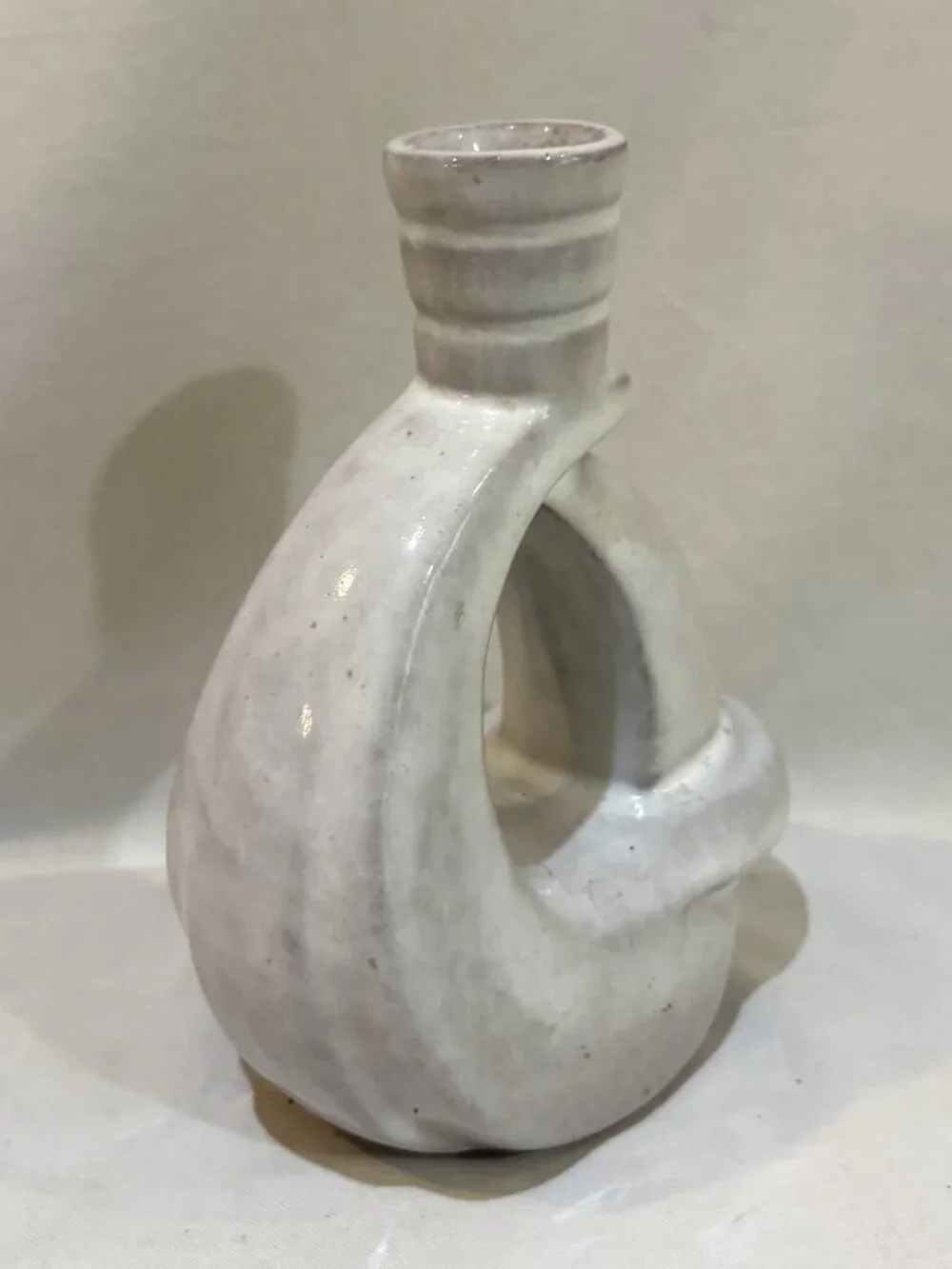 VTG FRANKOMA POTTERY #305 Candlestick Holder MCM